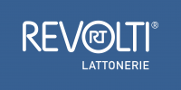 Logo Revolti R - Vettoriale Bianco per fondi colorati pieni